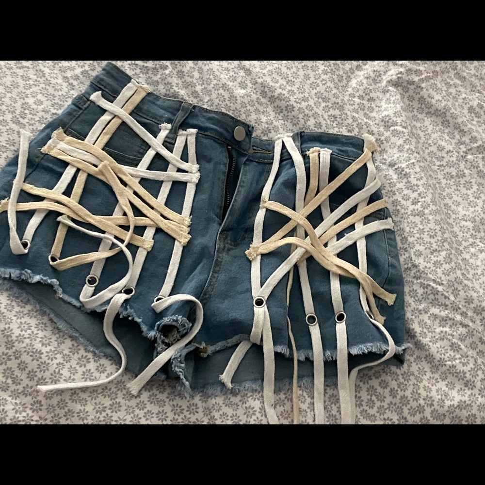 Strapped shorts